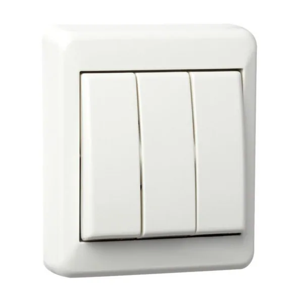 Kytkin ELKO RS16 pinta-asennus jousiliittimiin 1+1+1/16A/250V/IP20 PPJ VAL