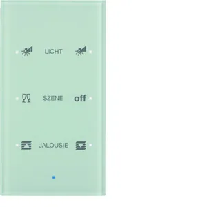 Painike KNX Hager TS Sensor - PAINIKE KNX TS SENSOR 3OS. LISÄT. OP. LASI VAL