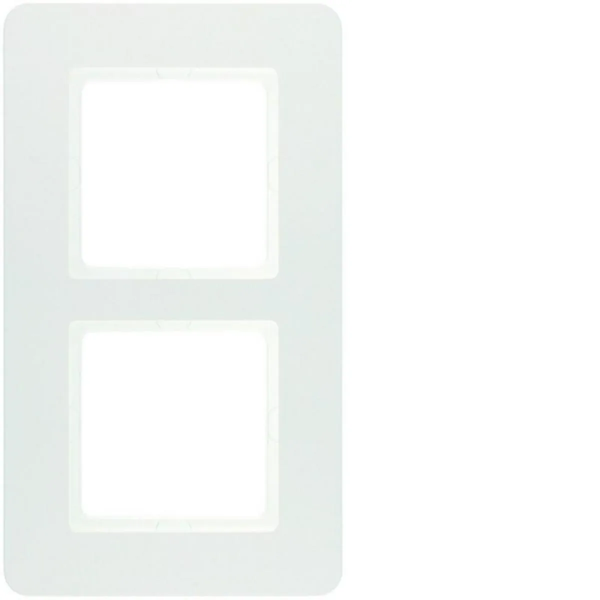 Peitelevy Hager Q.7 2-f. pure white – valkoinen