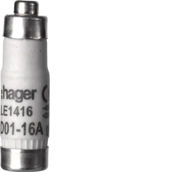 Tulppasulake Hager LE1416 D01/E14 GG 16A 400V
