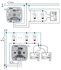 Asennustarvike Hager S.1 - ASENNUSTARVIKE S.1 2913 LED-KUORM. KOMPENS.