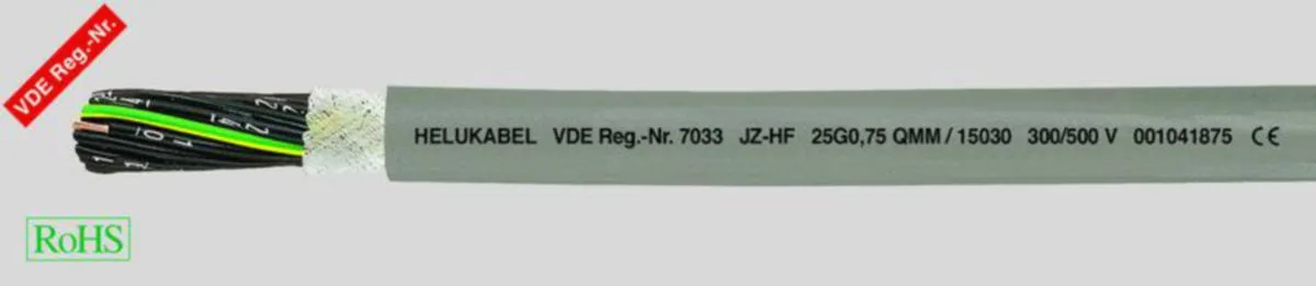 Ketjukaapeli Helukabel JZ-HF 4G2,5