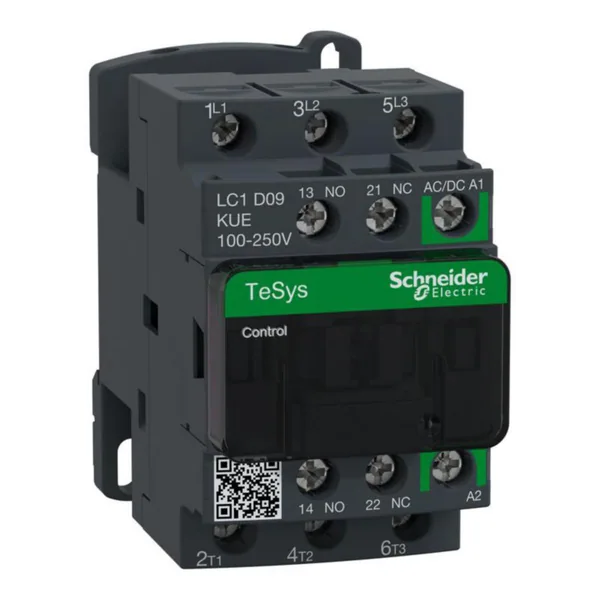 Kontaktori Schneider Electric TeSys D Green LC1D09KUE 9A 3S 1S+1A 100-250V