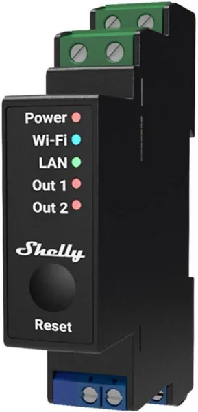 Shelly Pro -releet OHJELMOITAVA RELE 2PM