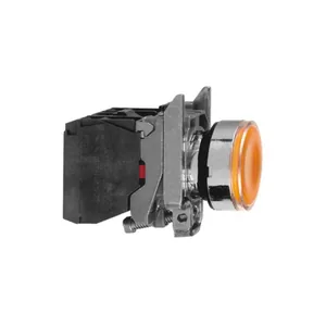 Valopainike Schneider Electric Harmony XB4 - TASOVALOPAINIKE HARMONY XB4BW3565 SUORAS KELTAIN NO+NC