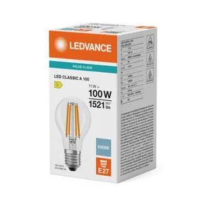 Vakiolamppu Ledvance Value Classic - VAKIOLAMPPU VALUE CLASSIC CLA 11W/865 1521LM E27 CL