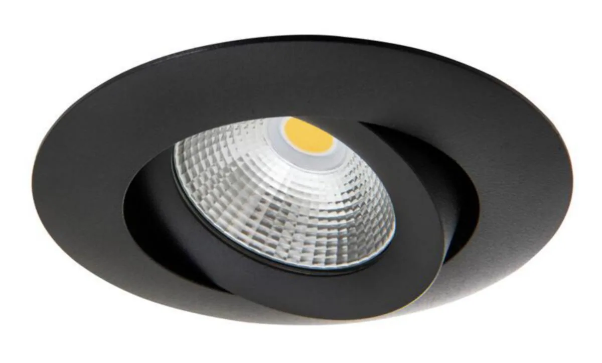 Alasvalo Airam Compact Tilt IP44 7W/840 36D DIM ACC BK – 4000