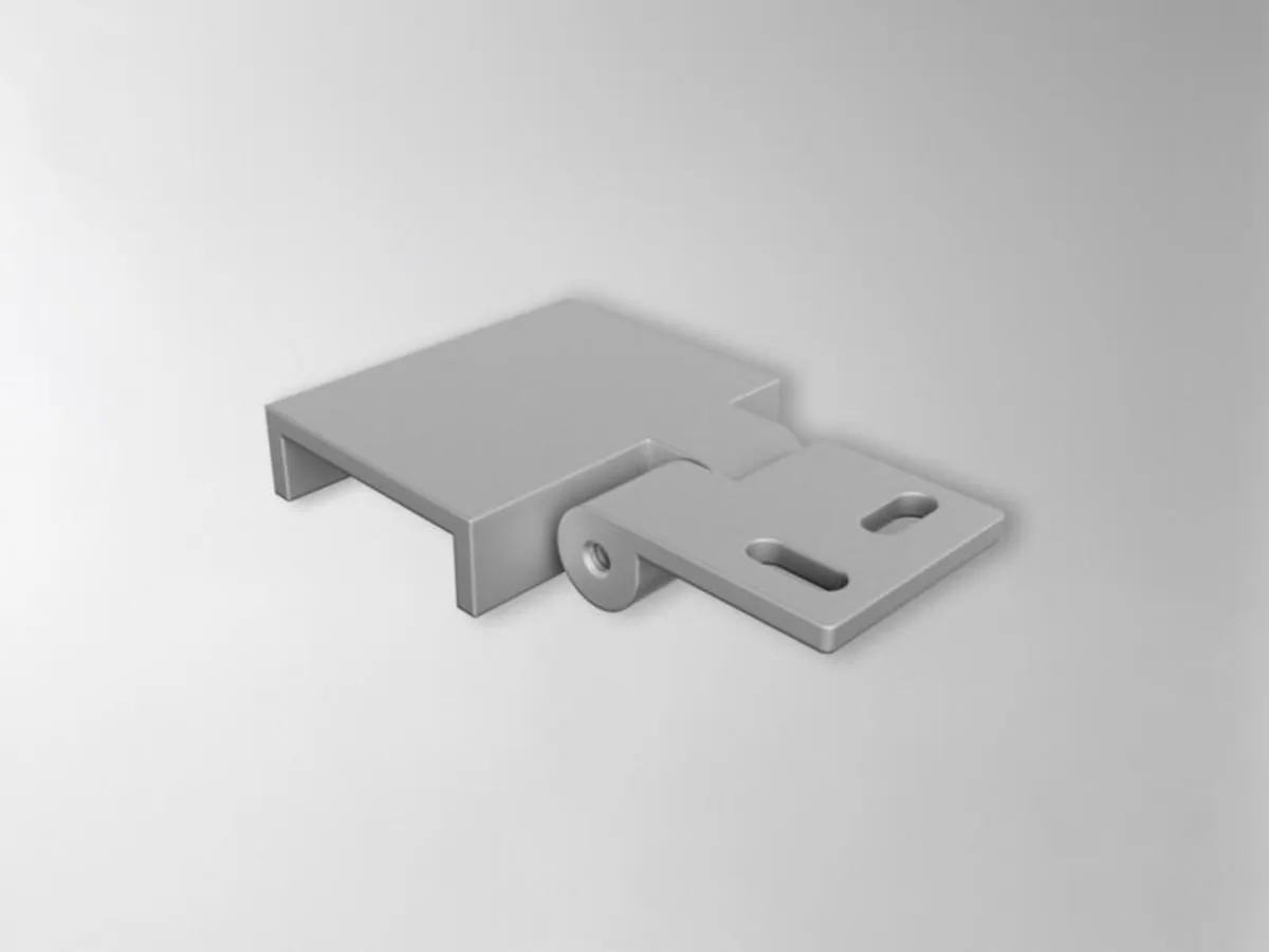 Mekaaninen lisätarvike Hide-a-lite Flexline - MEKAANINEN LISÄTARV FLEXLINE KULMAKIINNIKE 32MM 2 KPL ALU