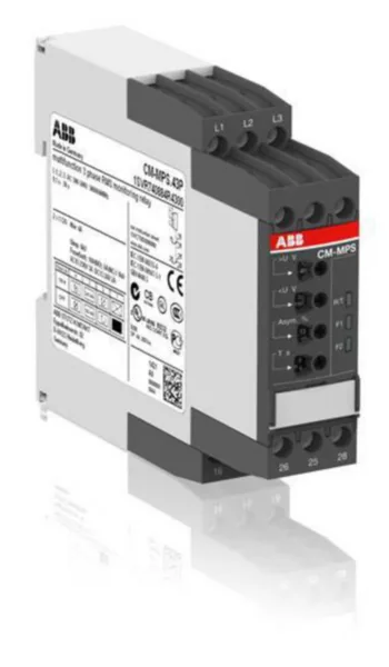 Valvontarele vaihejärjestys ABB CM-MPS.43P,KOLMIVAIHEVALVONTA