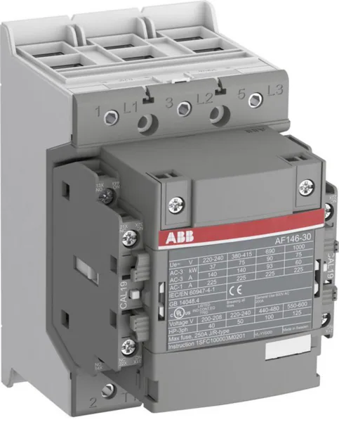 Kontaktori ABB 3-NAP. 75KW, 2S,2A 146A(AC-3