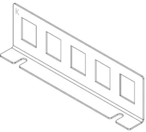 Liitinlevy Ensto Elwo - LIITINLEVY ELWO C1 5XKEYSTONE KZNOL