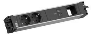 Pistorasia Bachmann STEP ALU - PISTORASIA STEP ALU 2X PR + USB C/C 100W