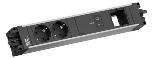 Pistorasia Bachmann STEP ALU 2X PR + C/C 100W +CM