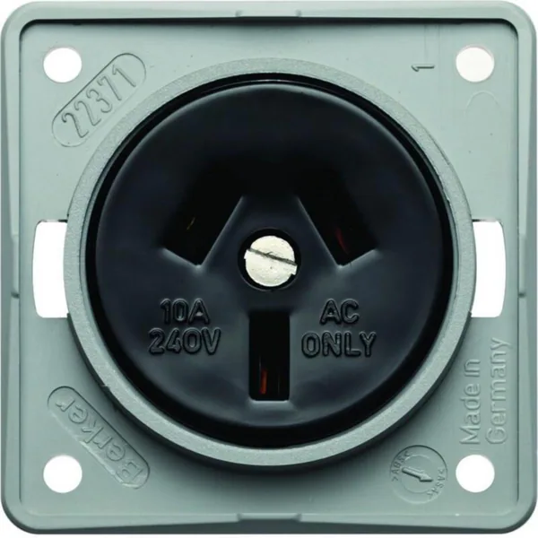 Pistorasia Hager Integro Flow 1AUS/10A/250V UKR gray
