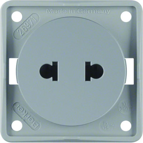 Pistorasia Hager Integro Flow 2N/10A/250VAC EURO-US UR HAR