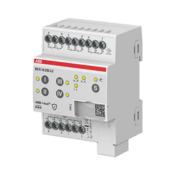 Tuloyksikkö KNX ABB BINÄÄRITULO 10X 10-230V DIN