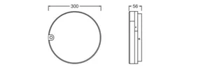 Pinta-asennusvalaisin Ledvance Surface Value - TUNNISTINVALAISIN LEDVANCE SF DISC 300 21W CCT ML PIR