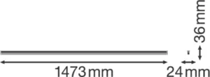 Yleisvalaisin pinta Ledvance Linear Compact HO - YLEISVALAISIN P LINEAR COMPACT LN COMP HO 1500 25W/4000K