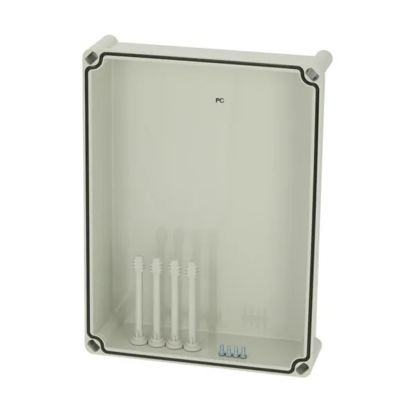 Asennuskotelon kansi PC Fibox EKP 80-G 380x280x80