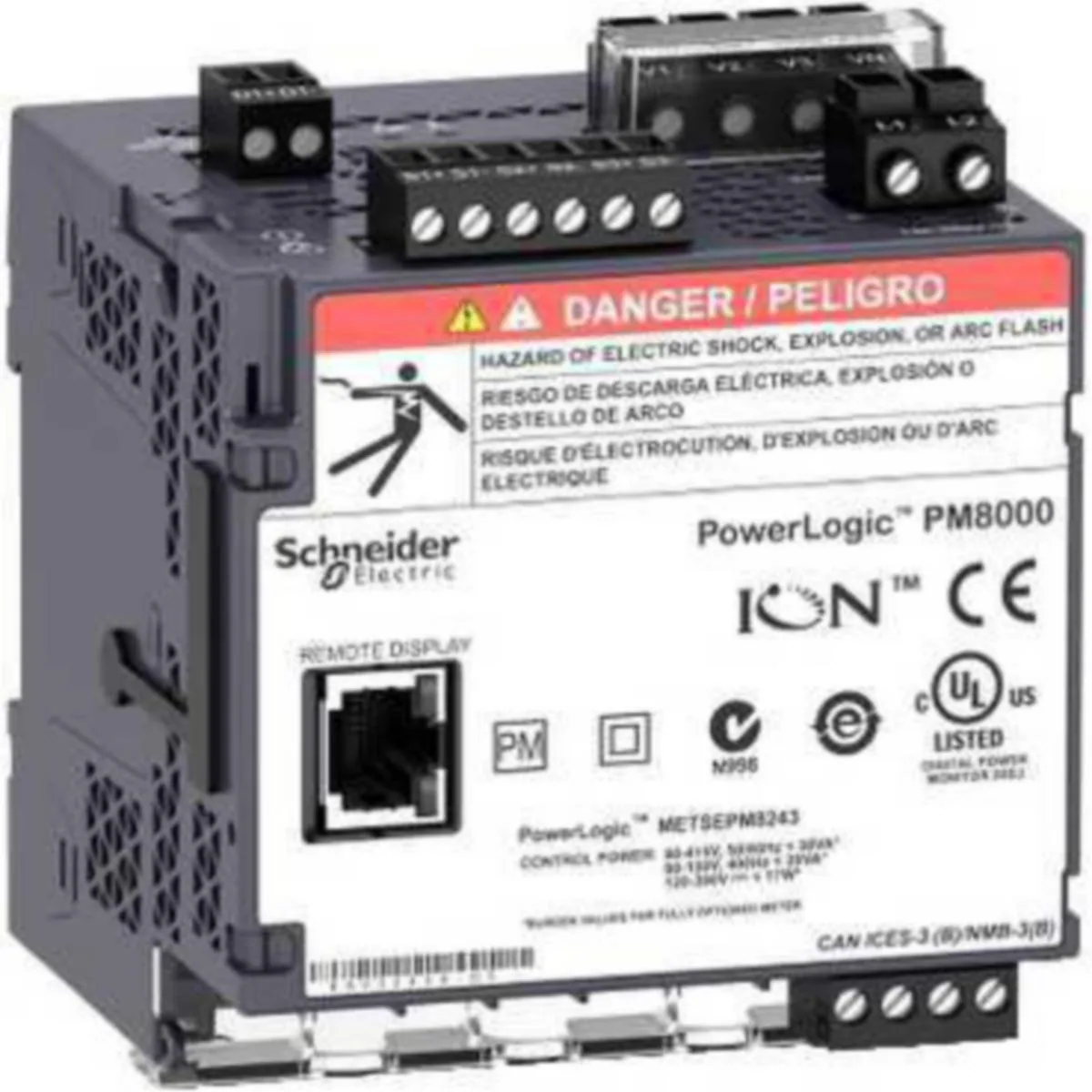 Energiamittari paneeli Schneider Electric Powerlogic PM8243 3V X/5A LK0,2S DIN