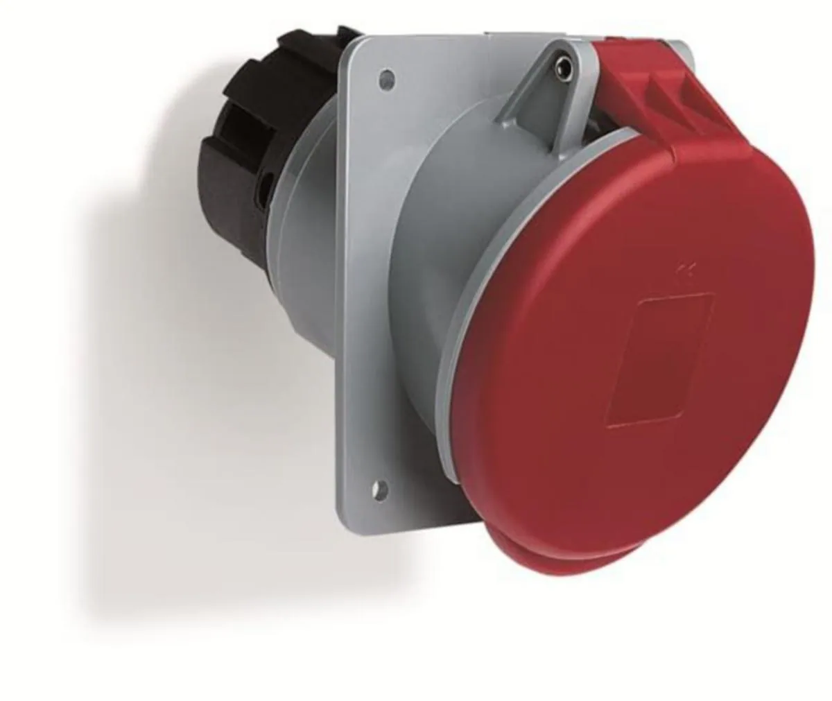 Kojepistorasia Amphenol Tough & Safe 6h, 63A, IP44, 3P+E – punainen