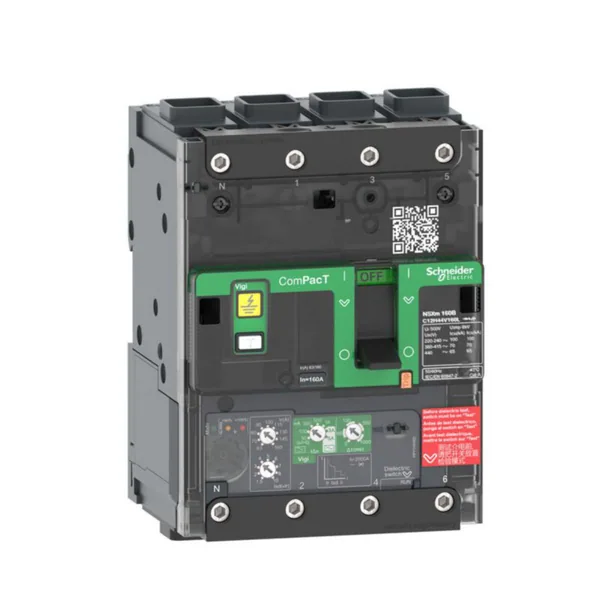 Kompaktikatkaisija Schneider Electric ComPactT 4P 25kA Vigi