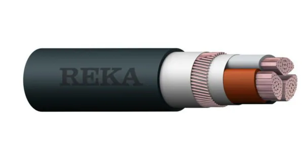 Kuparivoimakaapeli Reka MCMK ECA 3x150/70 K500