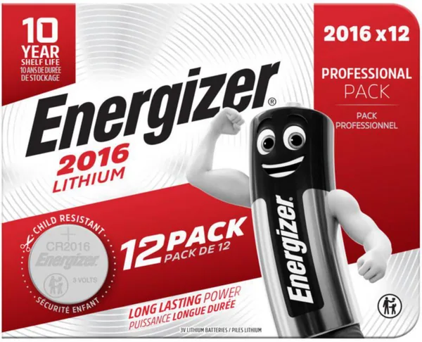 Paristo nappi Energizer Special battery LITH CR2016 BP12