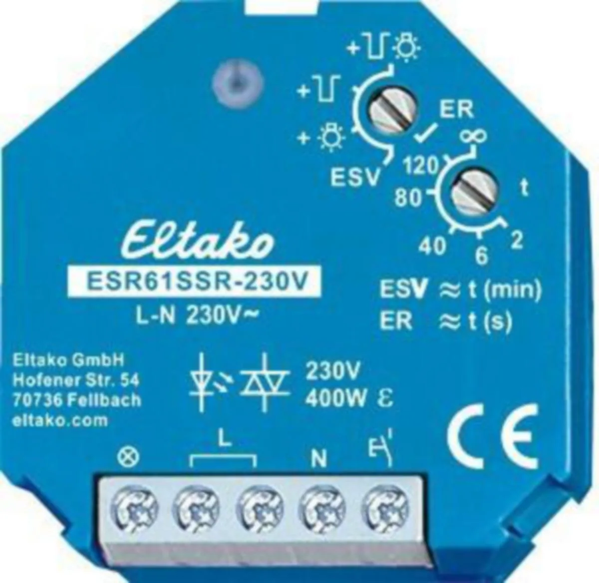 Puolijohderele Eltako ESR61SSR-230V - PUOLIJOHDERELE ESR61SSR-230V