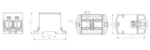Riviliitin Ouneva OTL - RIVILIITIN OUNEVA 2XAL/CU 25-150MM² HA. 50 KPL