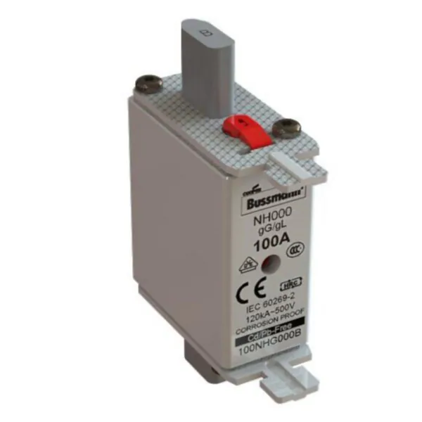 Kahvasulake Bussmann 500VAC 100NHG000 gG-gL 100A 00