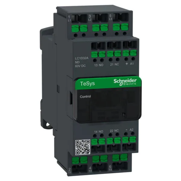 Kontaktori TeSys 32A 3P 60V DC SNAP-IN