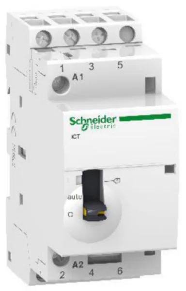 Moduulikontaktori Schneider Electric Acti 9 iCT 1-A-0 25A 3S 230VAC