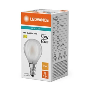 Pienkupulamppu Ledvance Value Classic - PIENKUPULAMPPU VALUE CLASSIC CLP 5,9W/840 806LM E14 FR