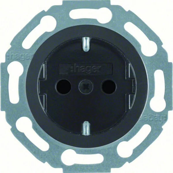 Pistorasia Hager 1930 1S/250V UKJ black