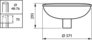 Pylväsvalaisin Signify Townguide BDP101 - PYLVÄSVALAISIN TOWNGUI BDP101 LED60-/830 II DS PCF LS
