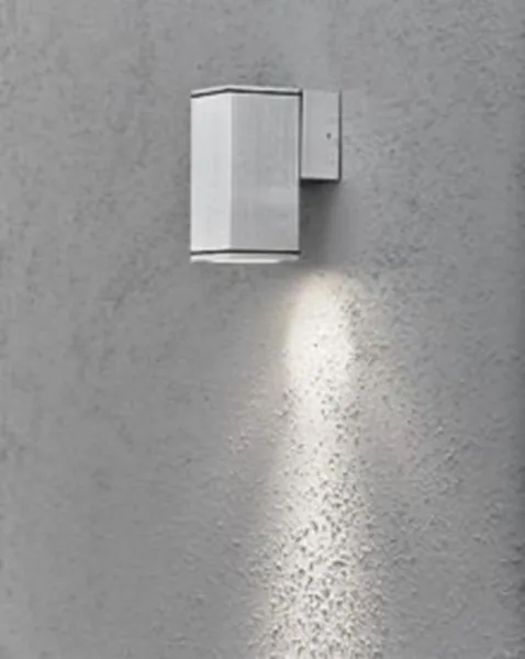 Seinävalaisin ulko Konstsmide Monza 7908-310 IP44 GU10 ALU