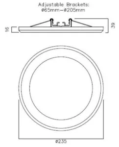 Alasvalo Black Box NVC Hilo - ALASVALO NVC HILO 16W 1640LM 830/840/857