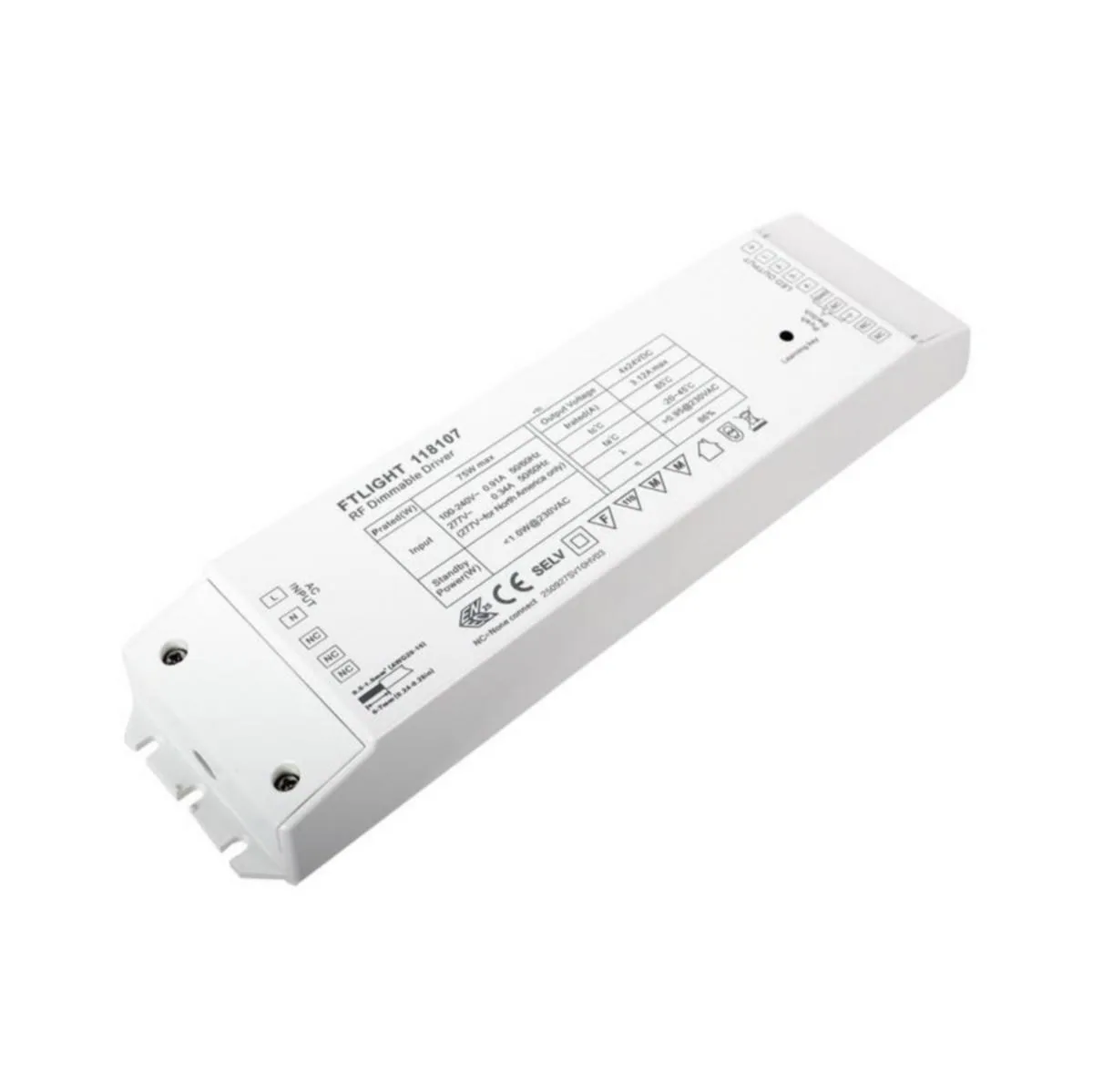 Vakiojännitelähde FTLight Perfect 24V RF, VAKIOJÄNNITELÄHDE 24V RF 4-KAN