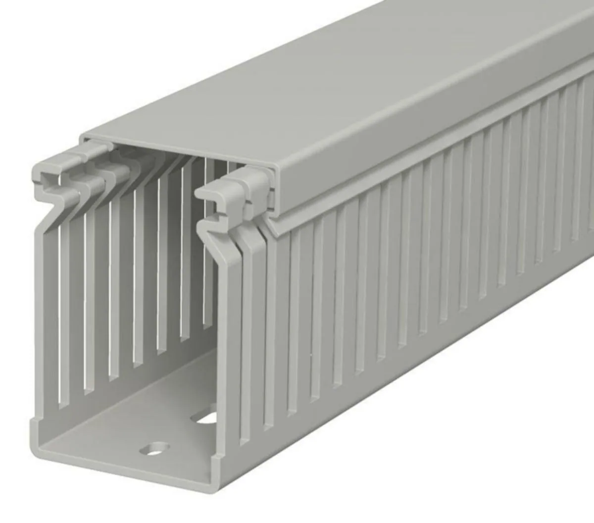 Johdotuskouru OBO LFS RAL7030 - JOHDOTUSKOURU OBO 80x 80x2000mm PVC HARM RAL7030
