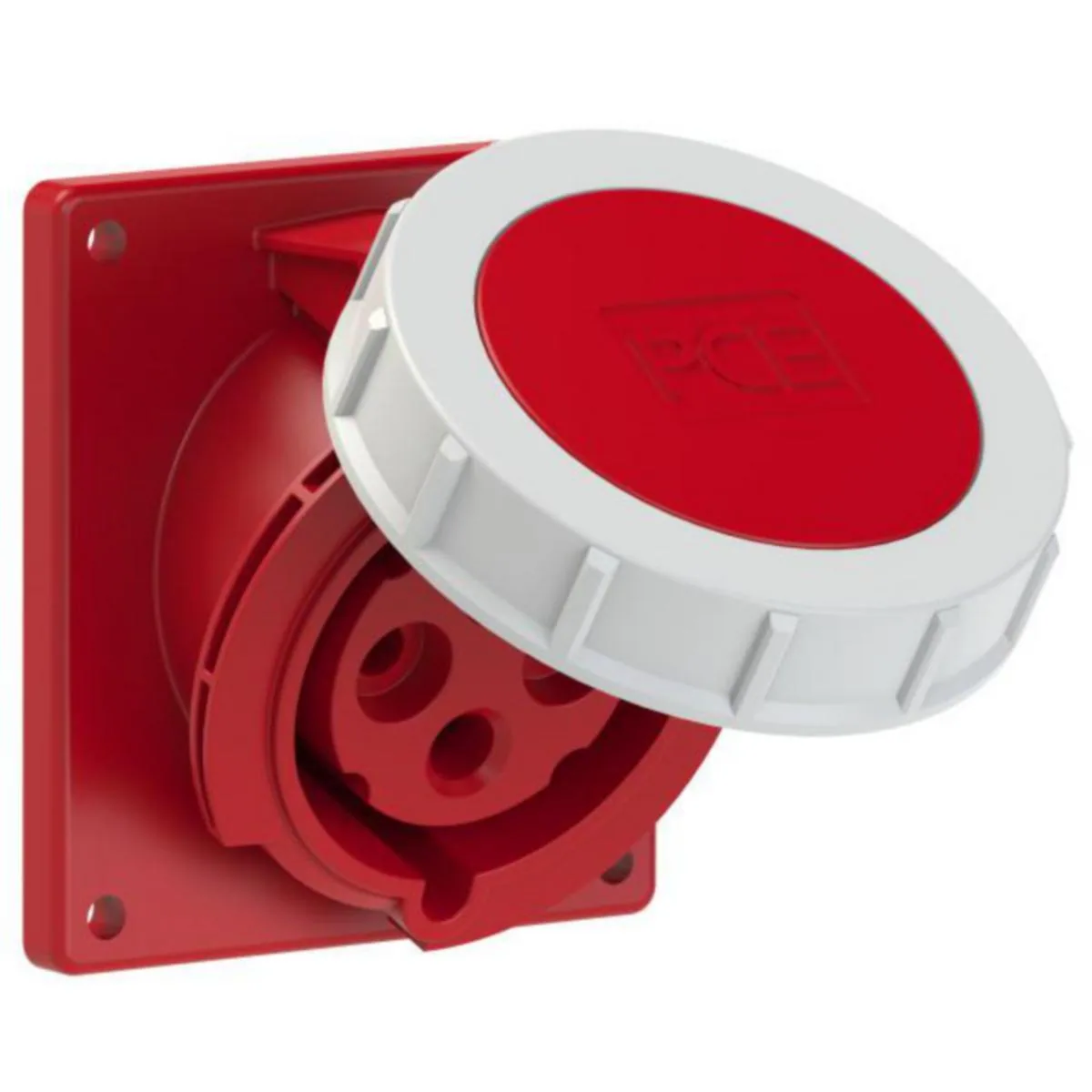 Kojepistorasia PCE IP44/IP67 4252-6 32A 5P 400V IP67 – punainen