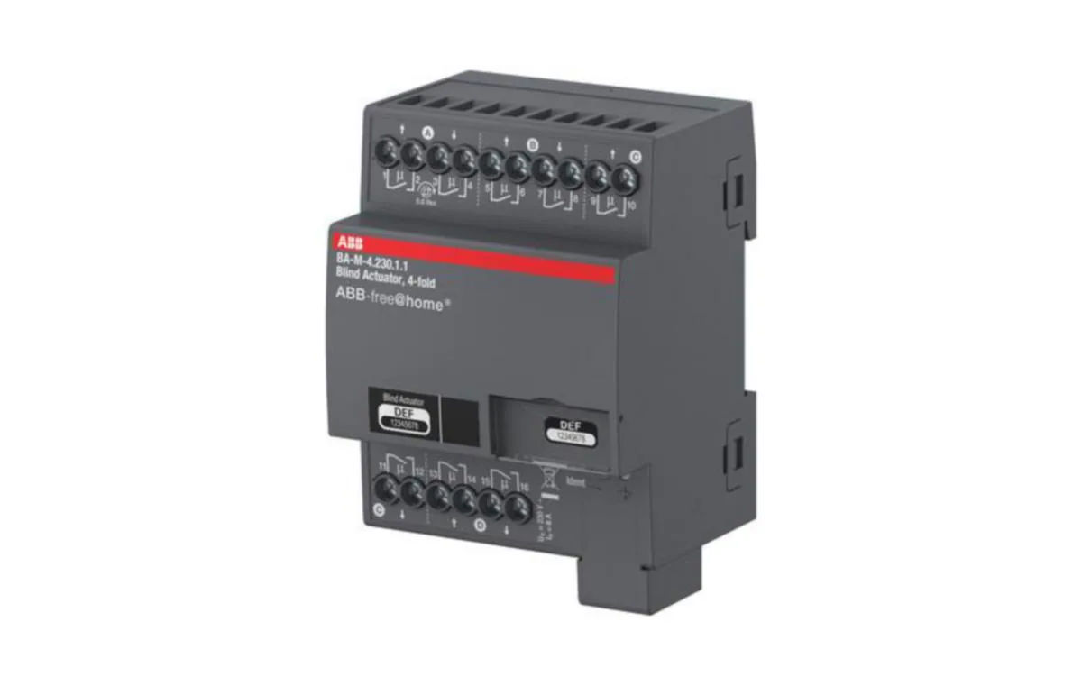 Lähtöyksikkö verho ABB ABB-free@home 4X6A V DIN