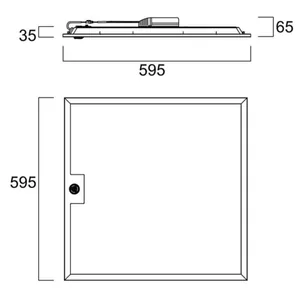 Moduulivalaisin Sylvania Quantum - MODUULIVALAISIN QUANTUM IP54 600 4500LM 840 SENSOR