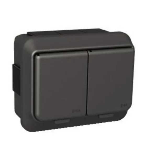 Pistorasia Schneider Electric Exxact pinta IP44 2S/16A/ PPJ 2X ANT