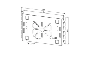 Asennuslevy Meka WMT IP1 - ASENNUSLEVY LANKAHYLLY MEKA WMT IP1 PG