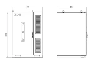 Energiavarasto ZOE Z-BOX C - ENERGIAVARASTO C215L-A-EU 215KW 0,5C PCS