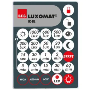 Kauko-ohjain Luxomat BL - KAUKO-OHJAIN IR-BL KAUKOSÄÄDIN