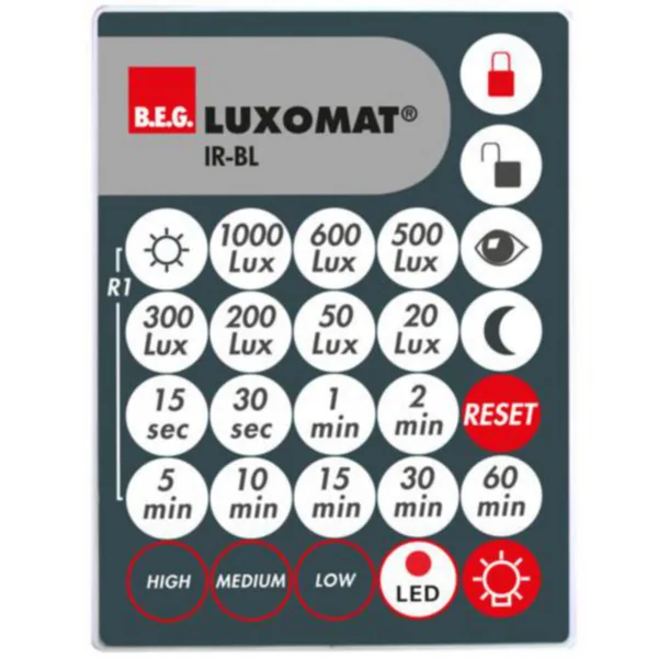 Kauko-ohjain Luxomat BL