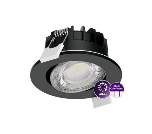 Kohdevalaisin Philips Ledinaire All-in 550LM CCT 6W 40D IP65/IP20 BK