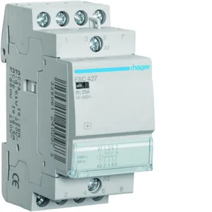 Kontaktori Hager - KONTAKTORI HAGER ESC427 2s+2a 25A k.230VAC
